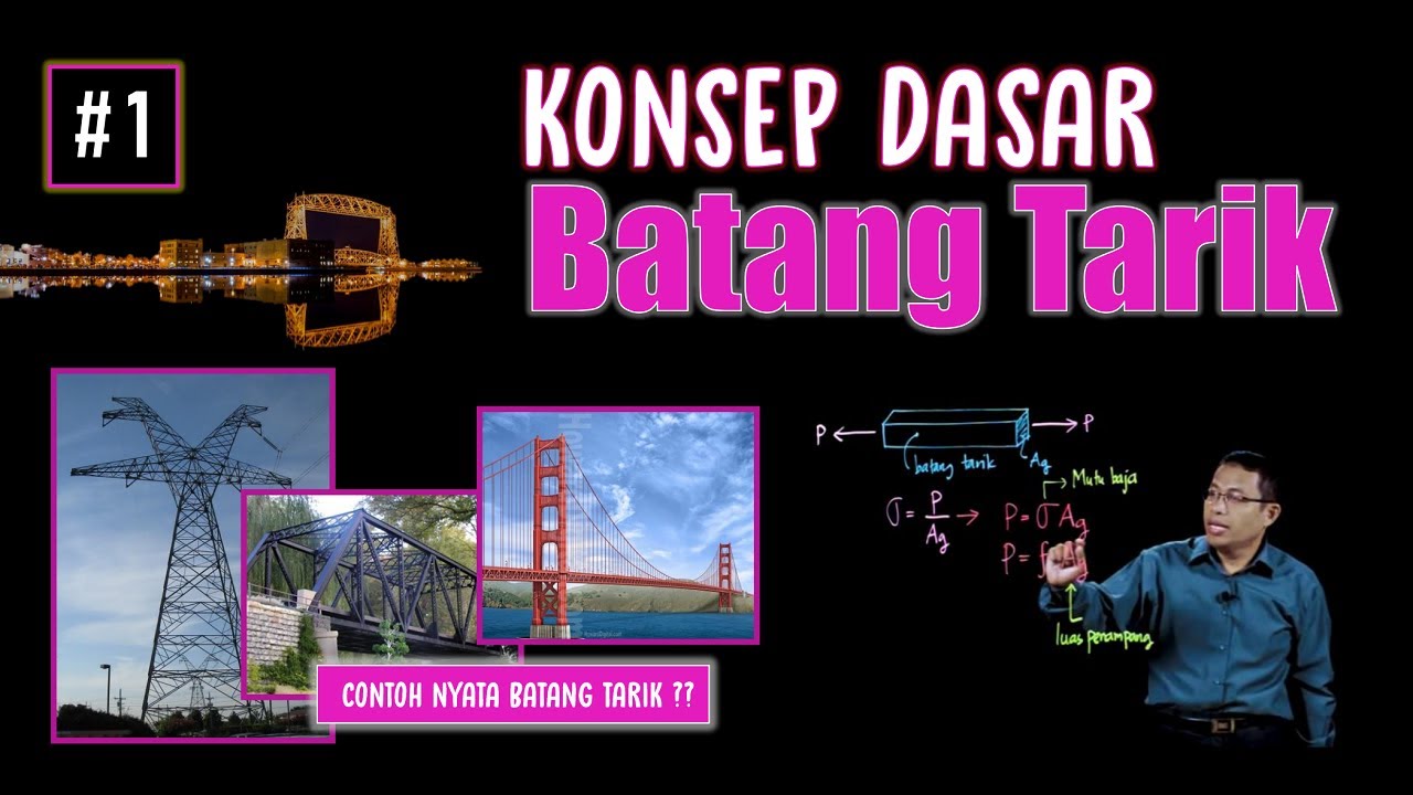 Konsep Dasar Batang Tarik Struktur Baja Menurut SNI 1729-2015 | Lightboard