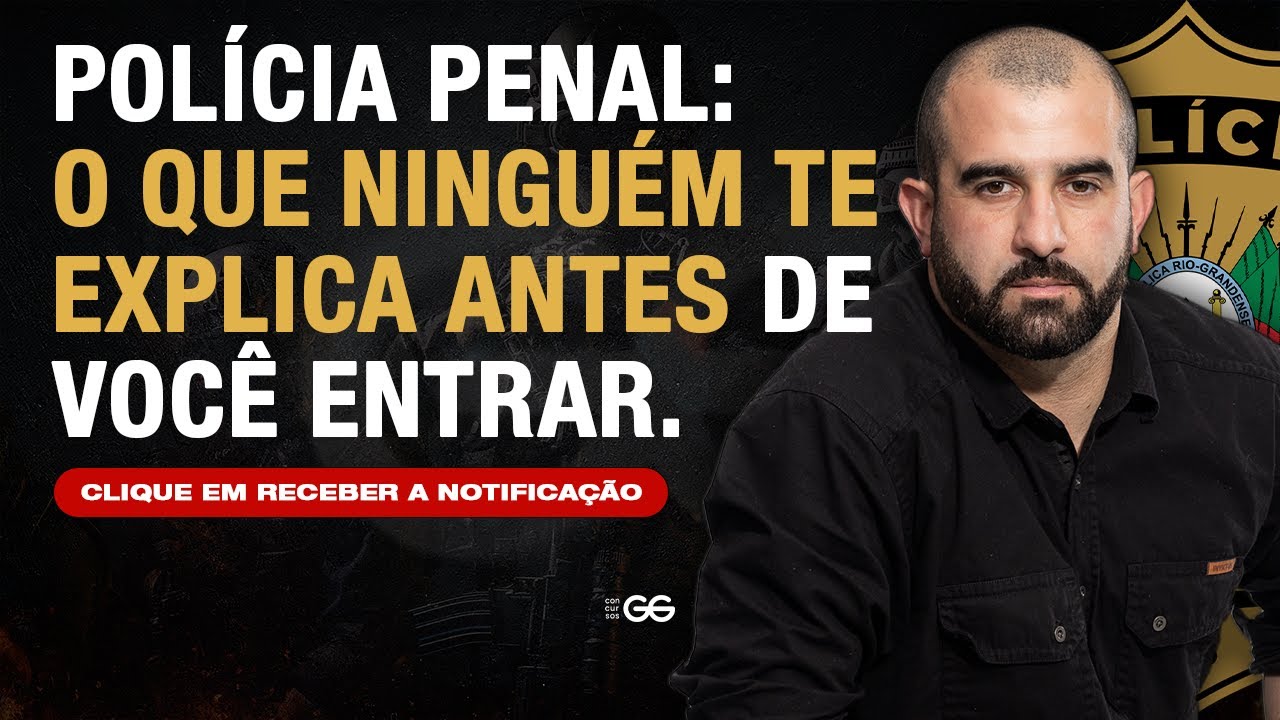Da prova ao plantão: a verdade sobre a Polícia Penal RS.