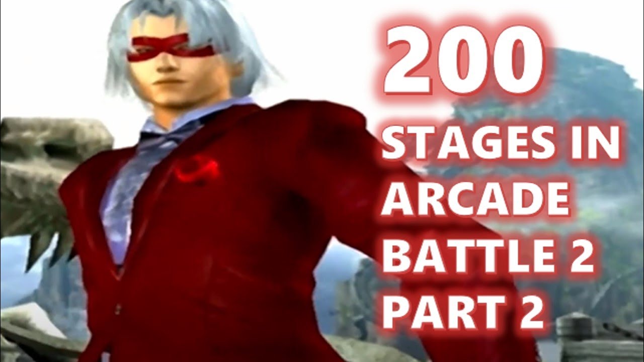 200 STAGES in Arcade Battle 2 Part 2 [1080p] - Tekken 5 | PS2