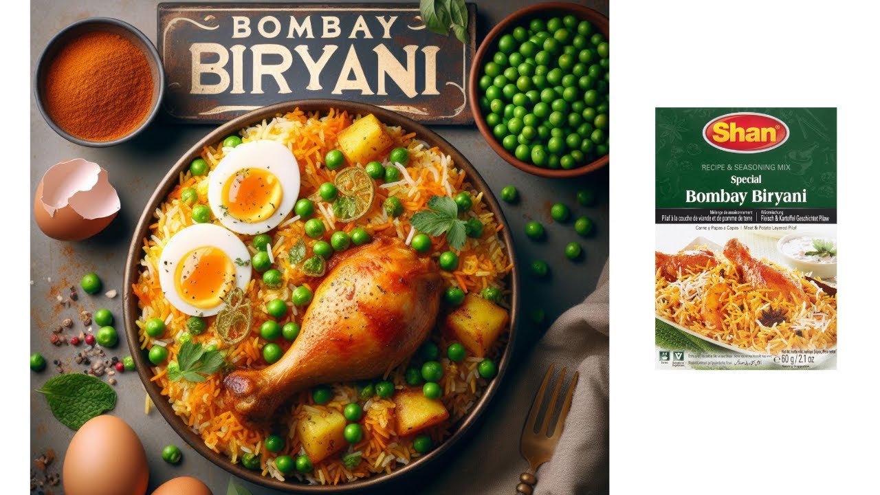 Delicious Shan Bombay Biryani Recipe With a Twist!   Chicken Biryani with Raita Recipe