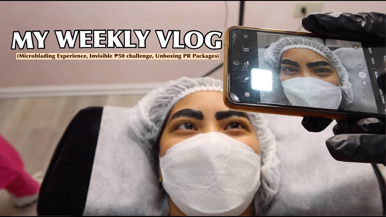 MY 1ST EYEBROW MICROBLADING EXPERIENCE + SAVING UP FOR CHRISTMAS SHOPPING + UNBOXING (NOVEMBER 2022)
