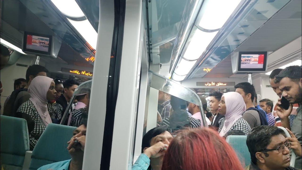 Dubai metro ride: Al Rashidiya Centrepoint Metro Station to Expo City Metro Stn in Friday 05.19.23