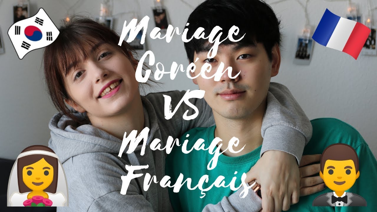 Mariage Coréen VS Mariage Français (FR SUB)