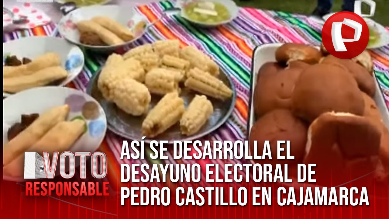 As&iacute; se desarrolla el desayuno electoral de Pedro Castillo en Cajamarca (2/6)
