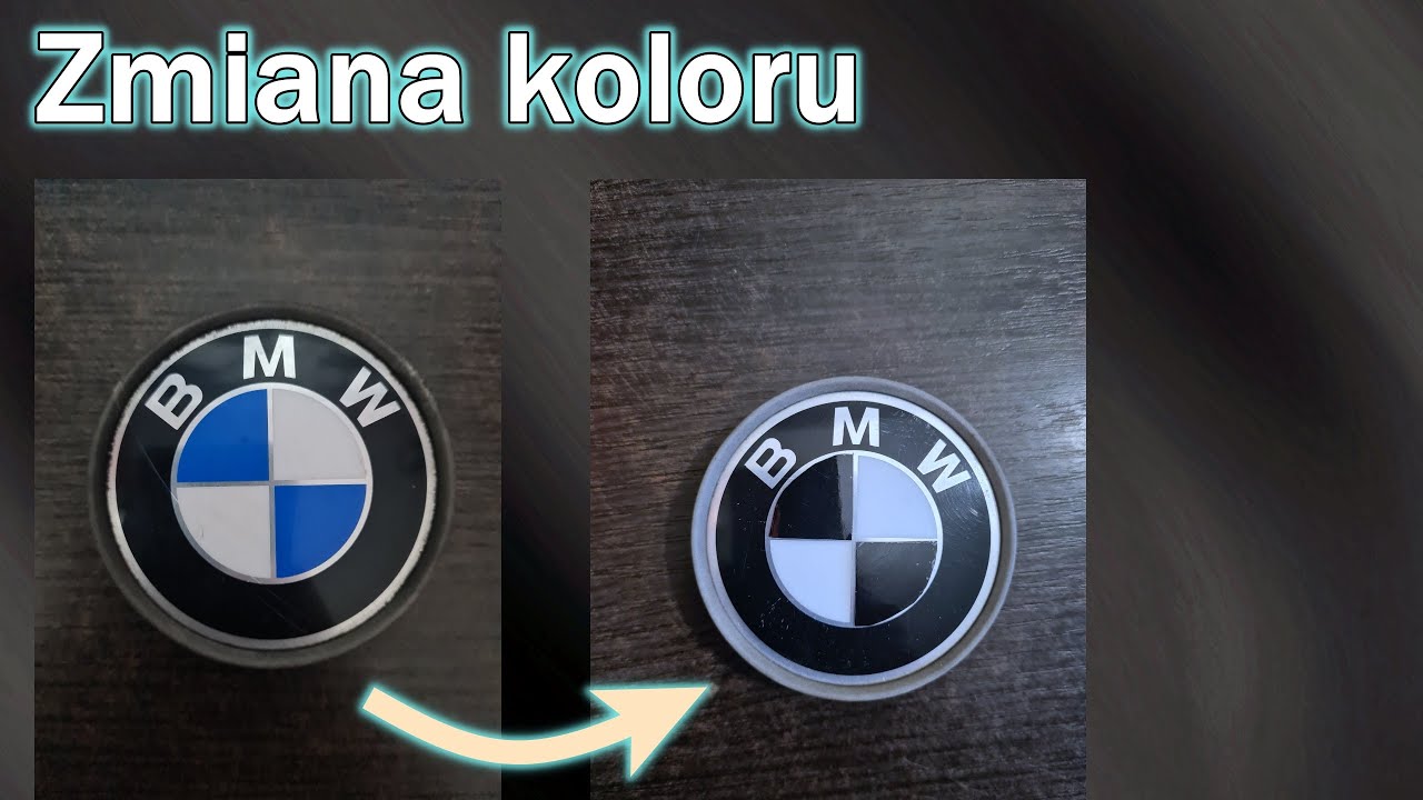 Łatwa zmiana koloru emblematu BMW