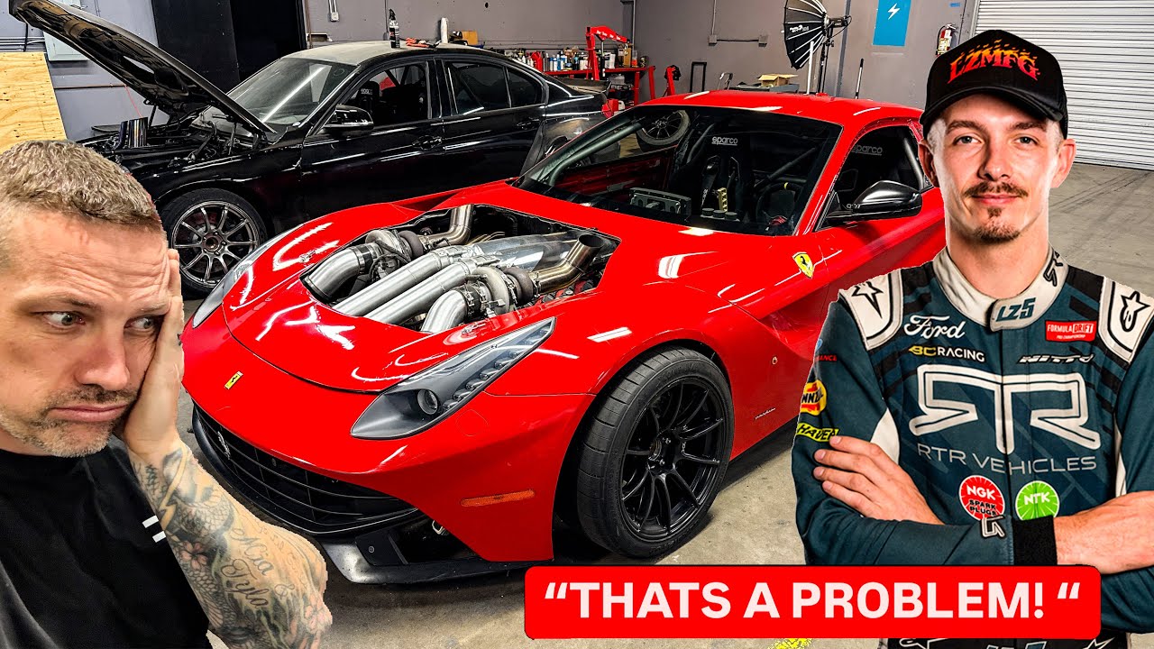 ADAM LZ FIRST DRIVE: HE REVEALS EVERYTHING  WRONG TWIN TURBO  FERRARI!