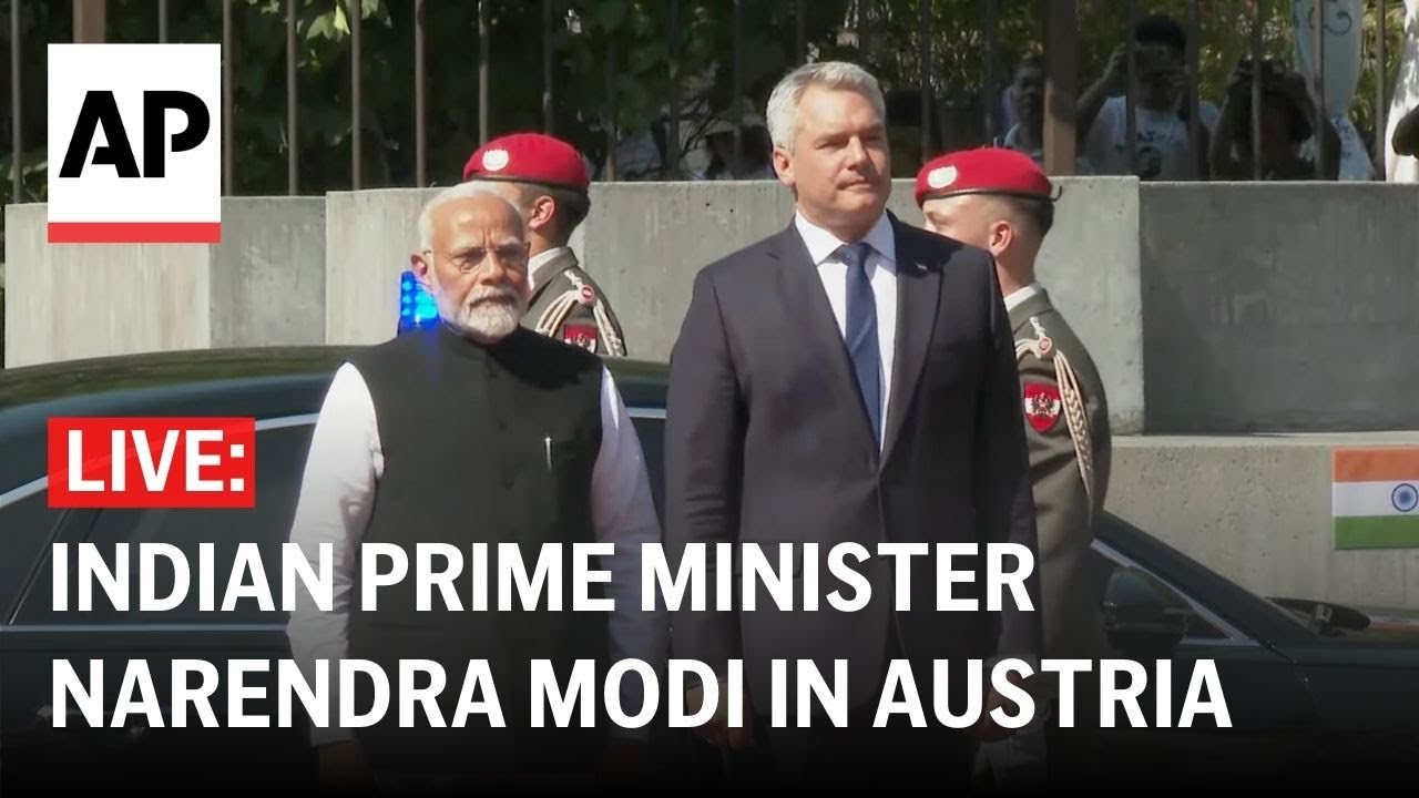 LIVE: Indian Prime Minister Narendra Modi visits Austria