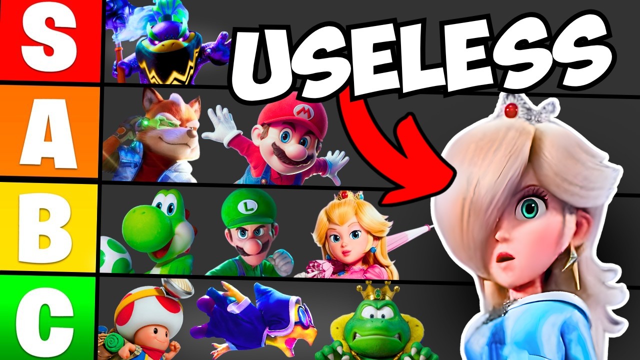 Ranking How USELESS Mario Galaxy Movie Characters Are