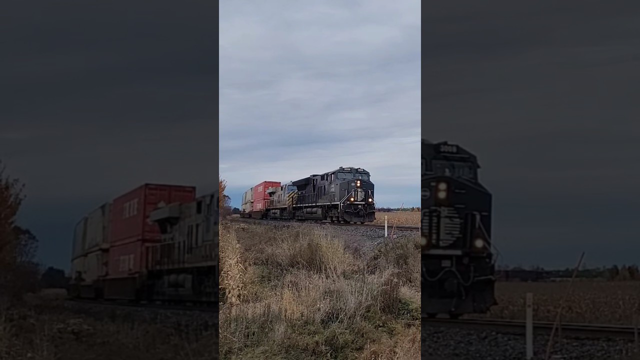 Amazing K5HLA horn on CN 3008 Illinois Central heritage unit on CN Z121 | W.R.P