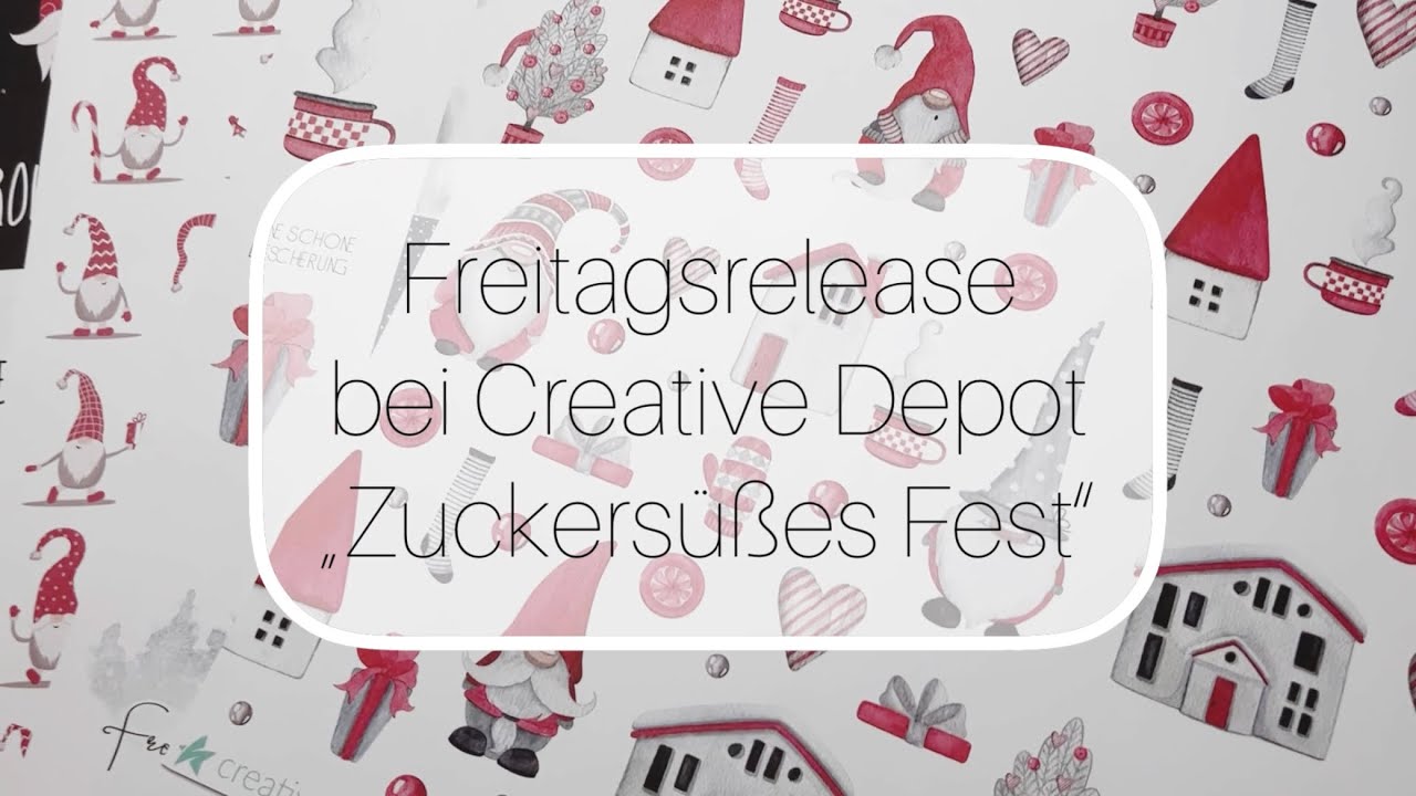 Freitagsrelease bei Creative Depot „Zuckersüßes Fest“ | kurzer Haul mit neuen Papieren