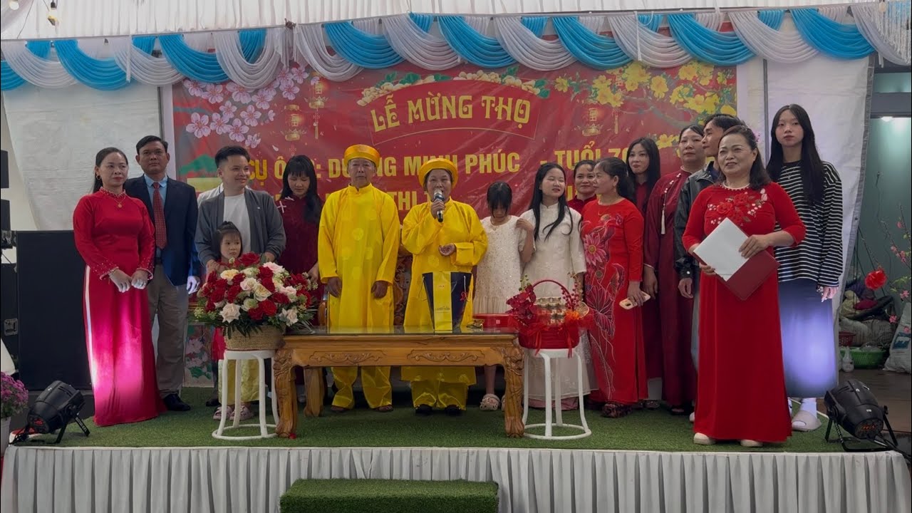 Lễ Mừng Thọ 70 Tuổi Của Ông Phúc -  Bà Tờ | Khoảnh Khắc Gia Đình Đầy Yêu Thương