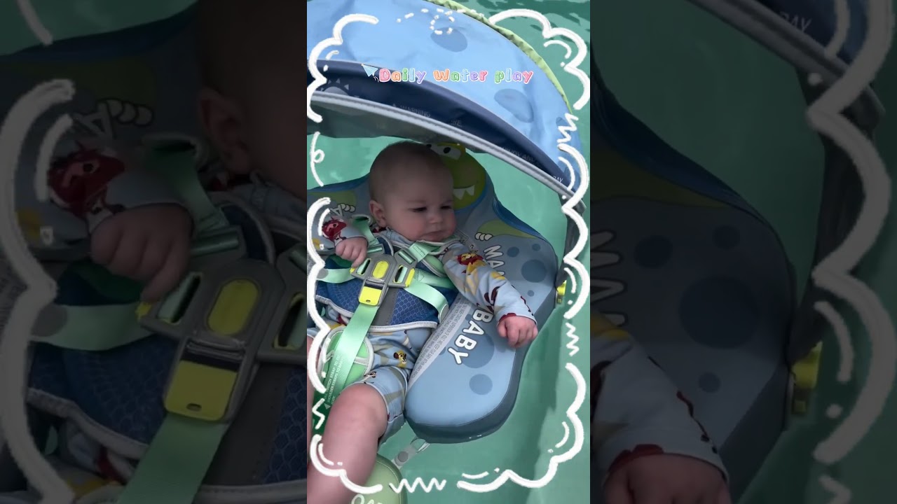 Baby Pool Safety First | Non-Inflatable Mambobaby Float #mambobaby #baby #cute #pool