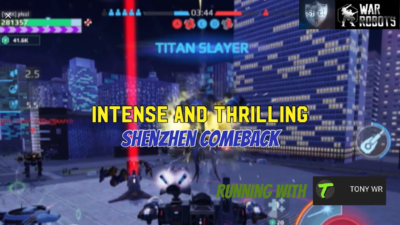 Intense and Thrilling: Shenzhen Comeback - War Robots mk2 Champion League Gameplay WR