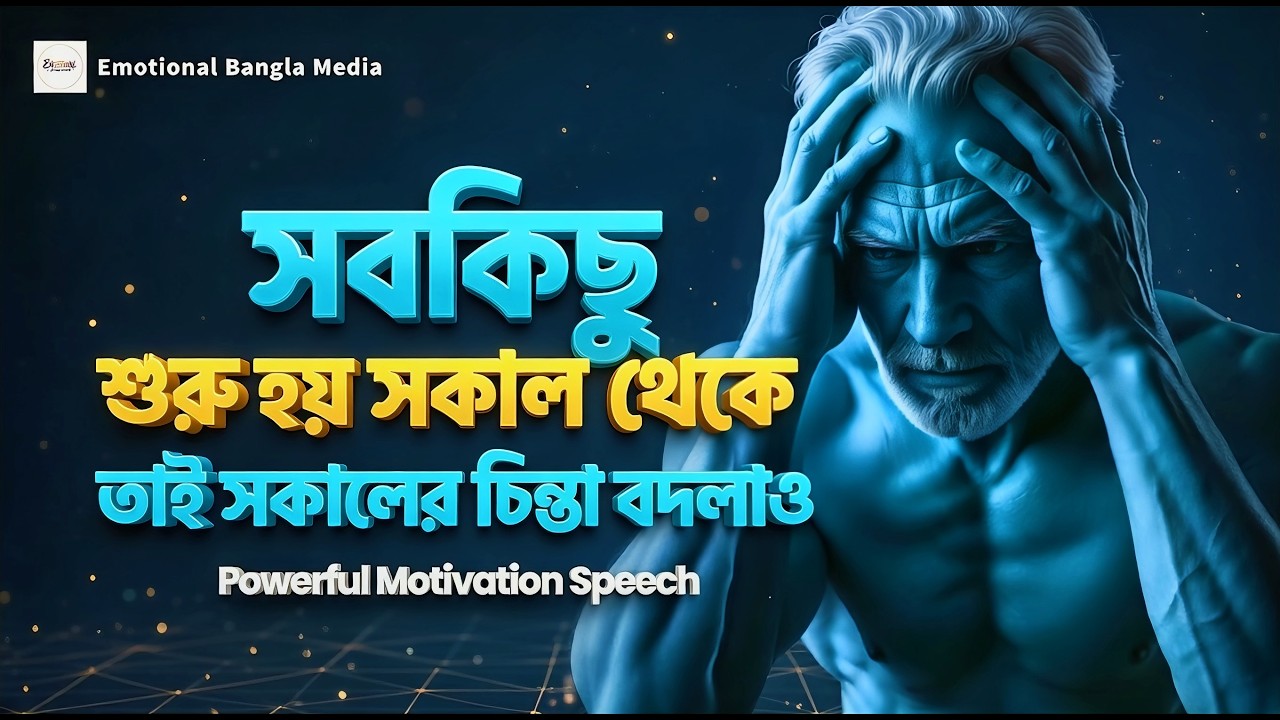 সবকিছু শুরু হয় সকাল থেকে | Motivational Speech Bangla For Success In Life | Emotional Bangla Media