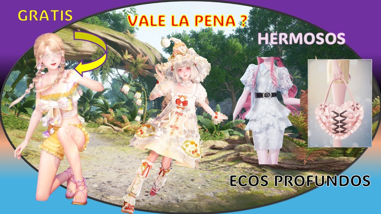 INFINITY NIKKI / CAZA INSECTOS VALE LA PENA / ATUENDO GRATIS / ECOS PROFUNDOS HERMOSOS.