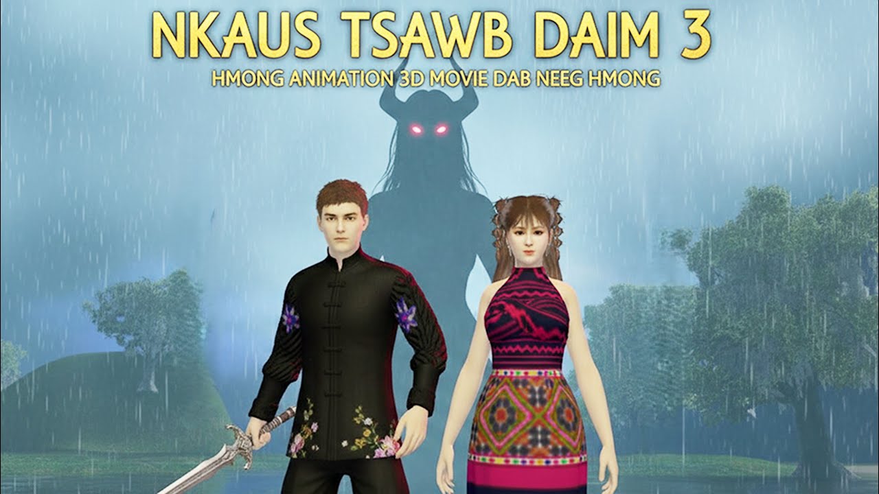 nkauj tsawb daim 3 Hmong animation 3d dab neeg hmoob