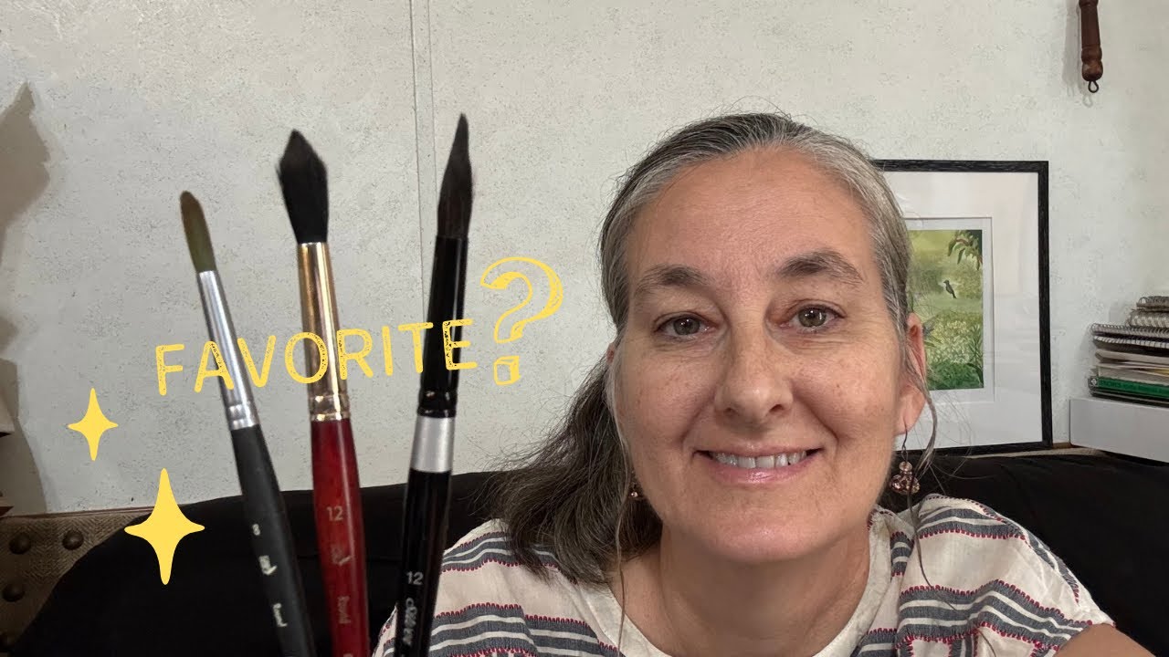 Кисти для акварели Silver Black Velvet и Princeton Watercolor Brushes: какая из них мне больше нр...