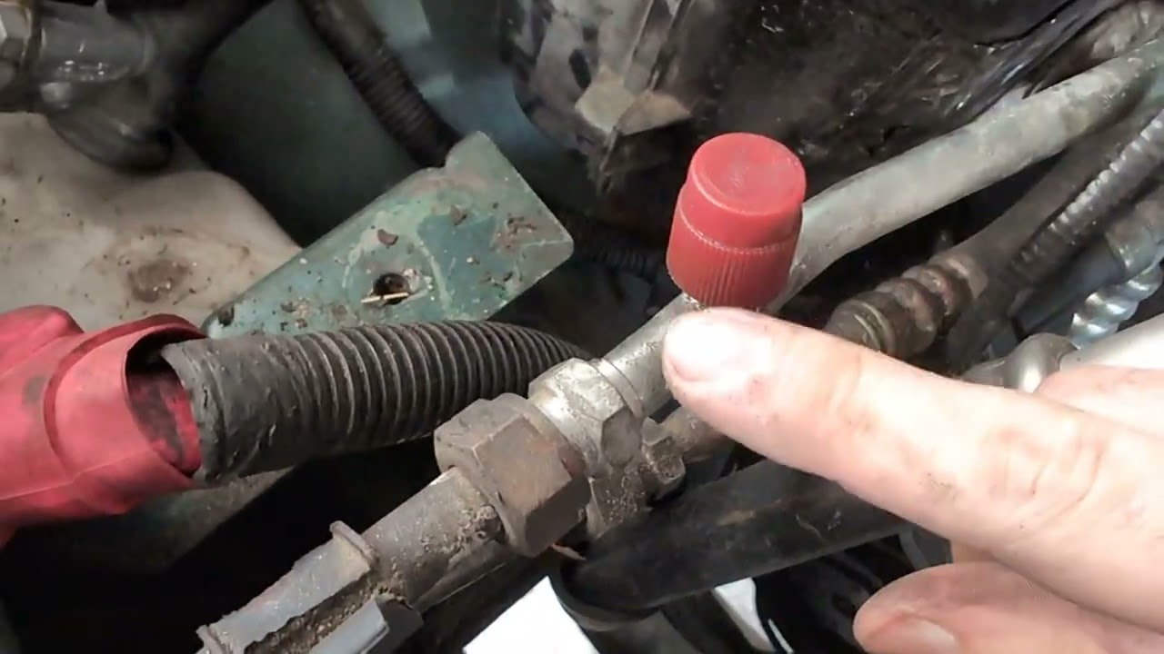 Проверка кондиционера в Ford E-150 1997 года выпуска. Промывка кондиционера, конденсатора, испари...