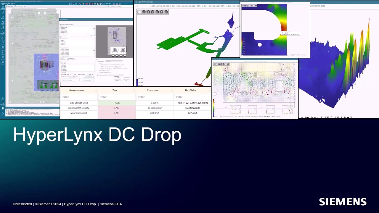 Designing and verifying DC drop with HyperLynx power integrity