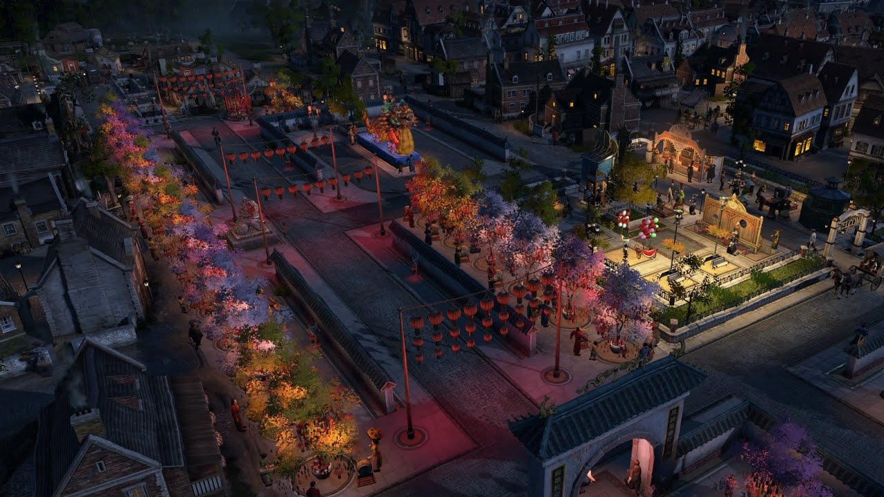 Anno 1800 Console Edition - city decorations
