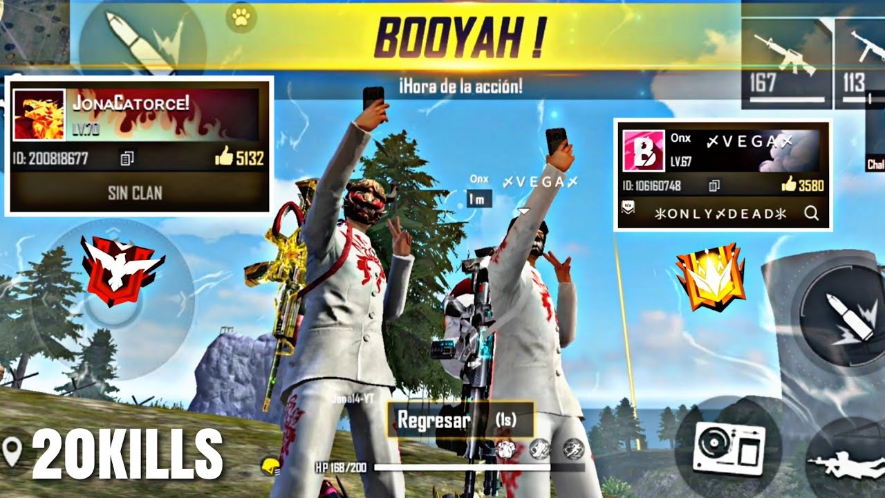 ¡El Dúo Más Peligroso y Veterano de Free Fire 20KILLS!