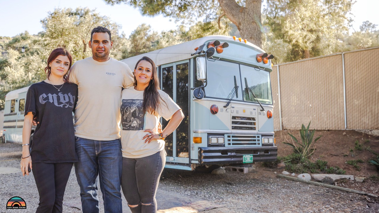 From Bus To Beautiful Home: Tiny Living Transformation!