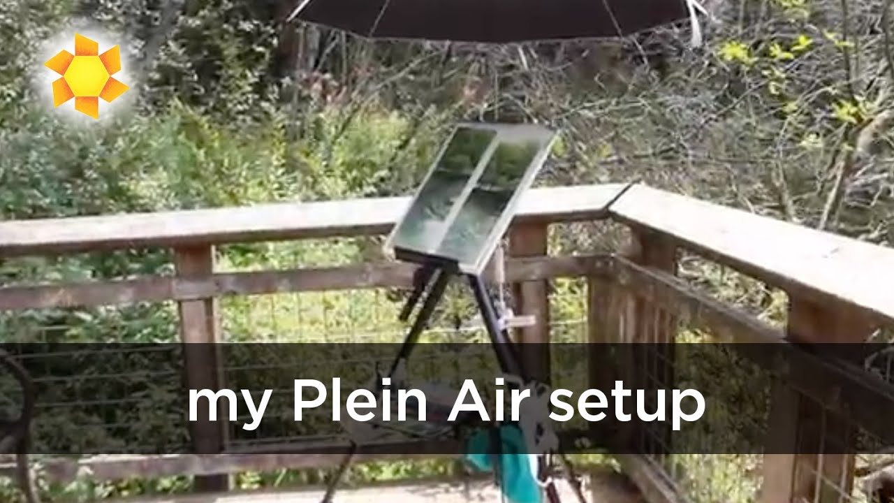 My Plein Air Watercolor Setup: a trip to Hylebos Park