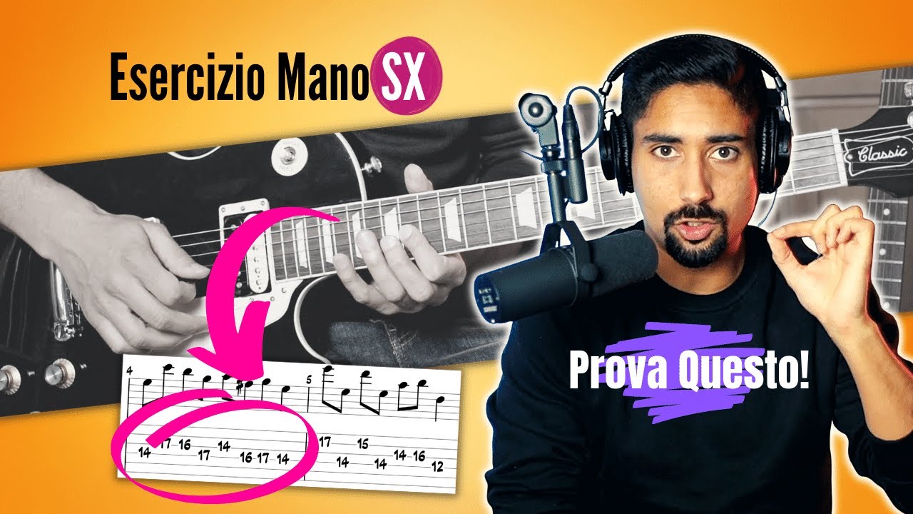 ESERCIZIO MELODICO che Migliora la Mano Sinistra | Lezioni di Chitarra