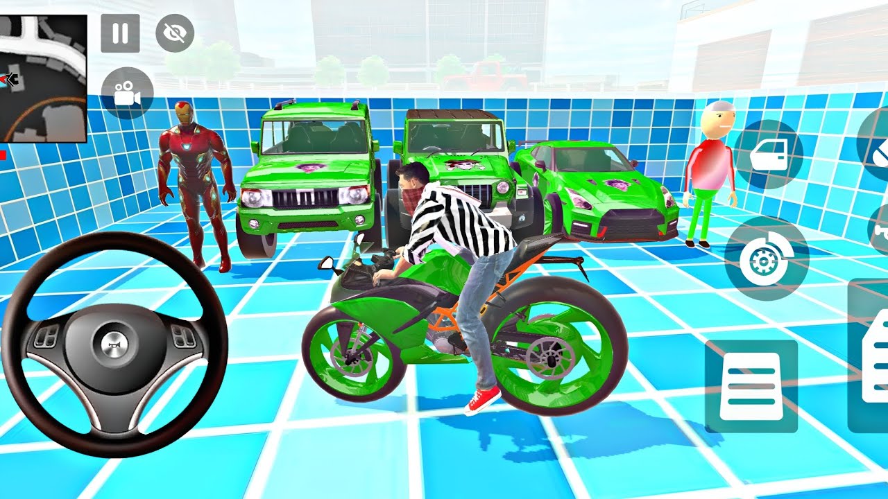 🇨🇮 Indian Thift Auto Game New Update 🐯 Thar & Ironman 🏦 Purchased Franklin Bolero Cars Showroom Game