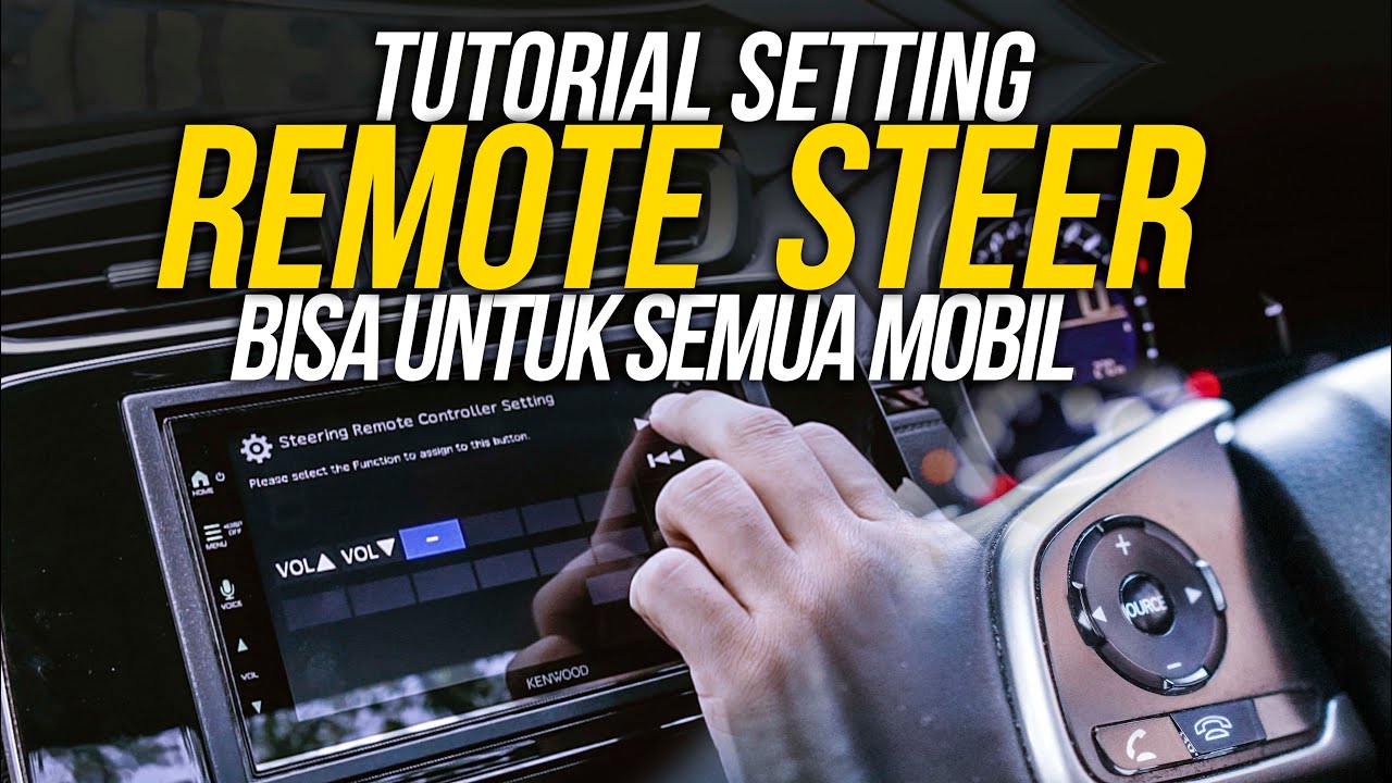 TUTORIAL SETTING REMOTE STEER UNTUK SEMUA MOBIL
