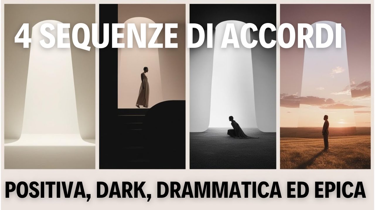 4 Sequenze di Accordi Essenziali: Positiva, Dark, Drammatica ed Epica