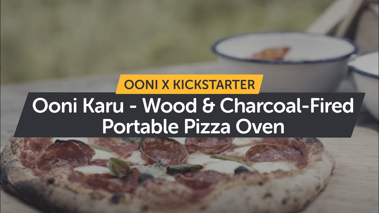 We Have Launched a Kickstarter for Ooni Karu - Wood and Charcoal-Fired Portable Pizza Oven