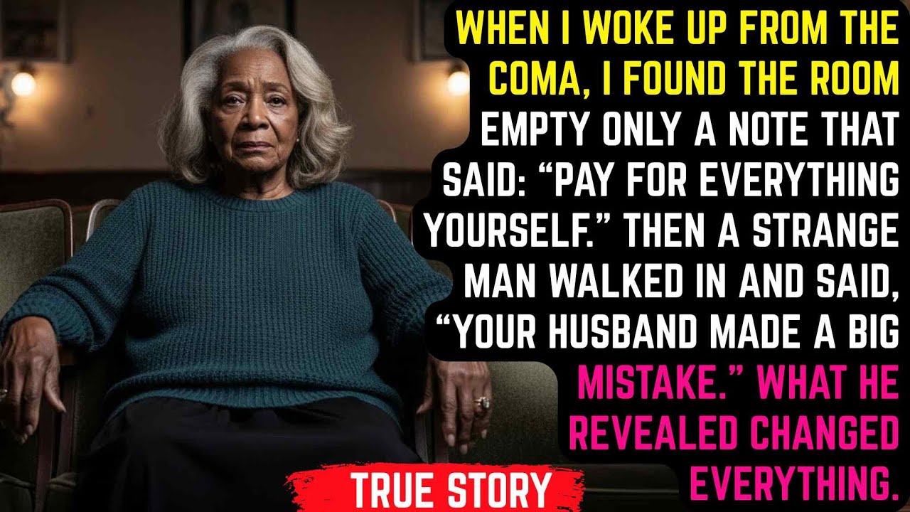 I Woke From a Coma to a Note: Pay Yourself.Then a Stranger Exposed My Husband’s Lie, Changed