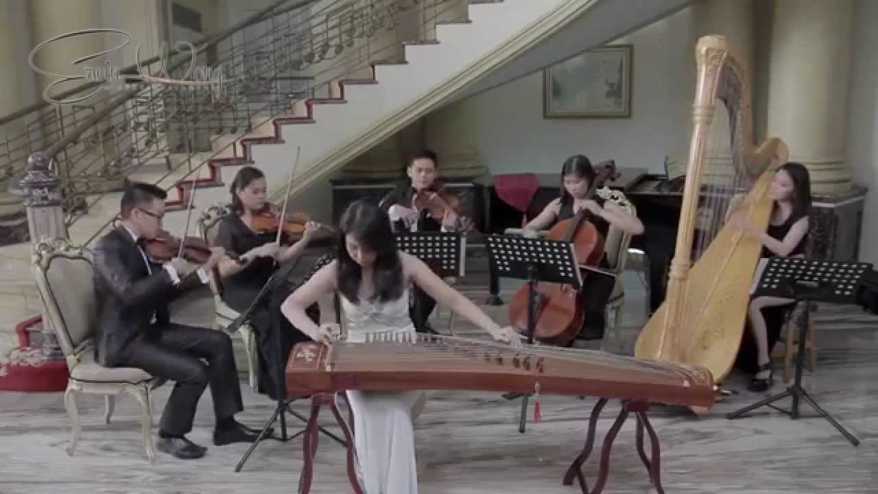 A Unique Cover: Yue Liang Dai Biao Wo De Xin (Guzheng With Harp and Strings) 