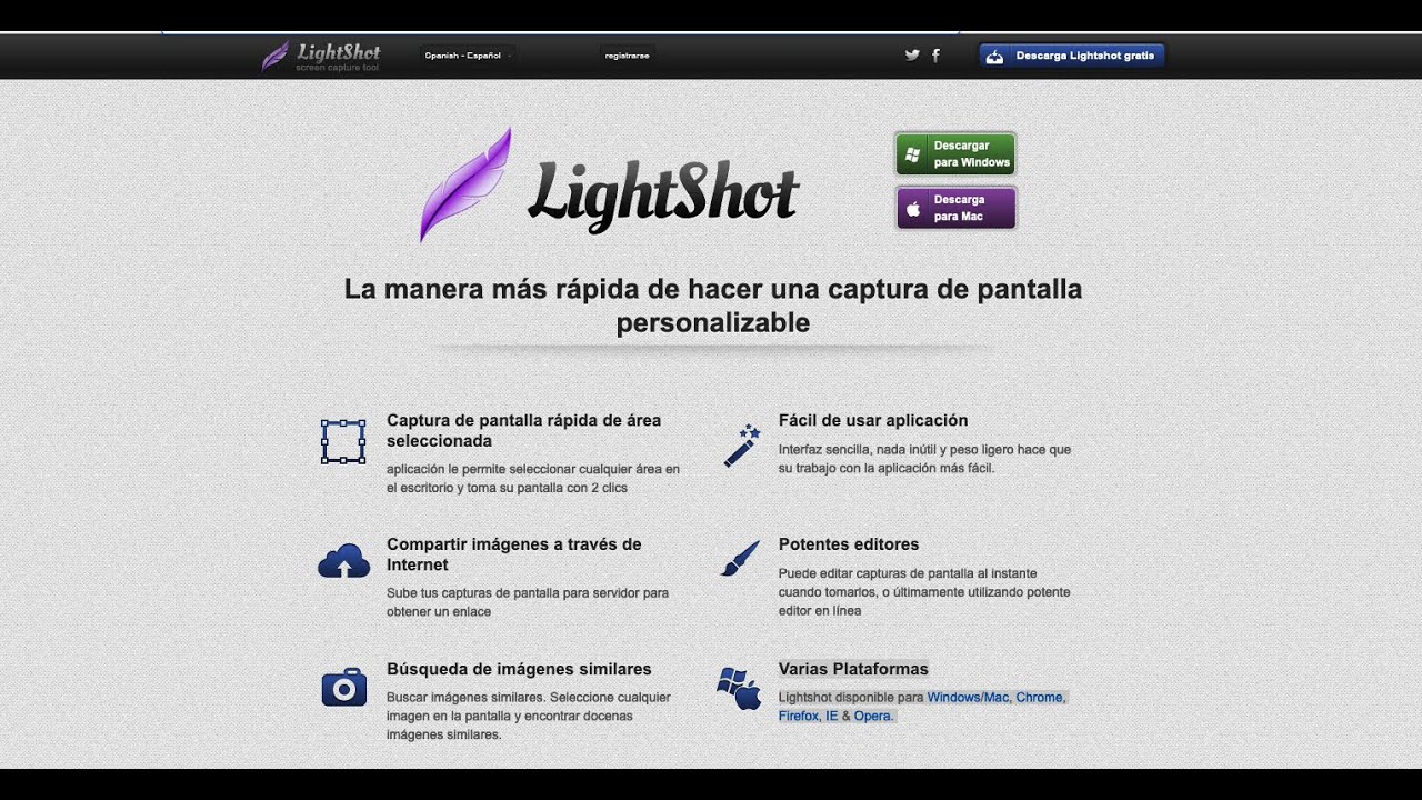 Lightshot - La manera m&aacute;s r&aacute;pida de hacer una captura de pantalla