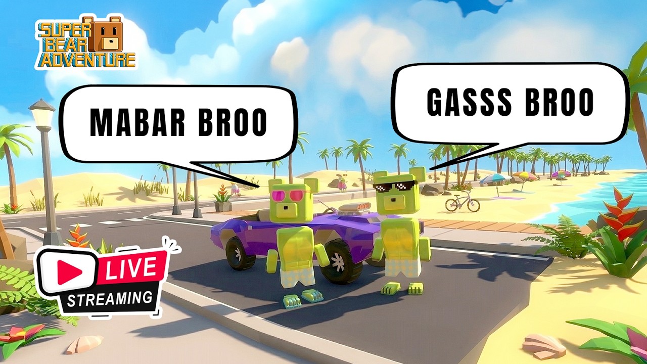 Main Game Super Bear Multiplayer bareng Ma Brooo  | Super Bear Adventure