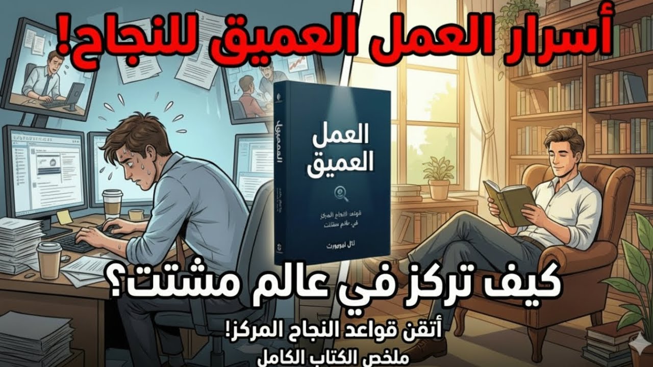 هل فقدت القدرة على التركيز؟ اكتشف الحل في كتاب "العمل العميق"