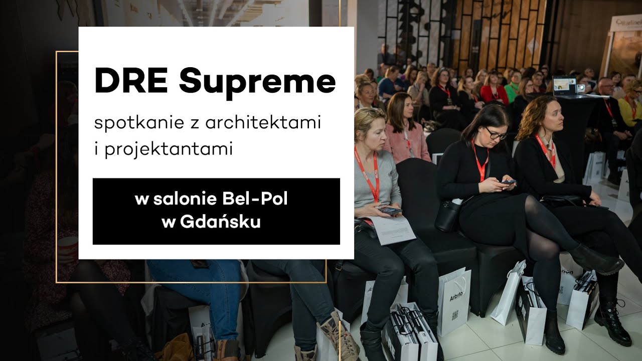 Spotkanie w salonie Bel-Pol w Gdańsku [K. Miruć o kolekcji DRE Supreme]