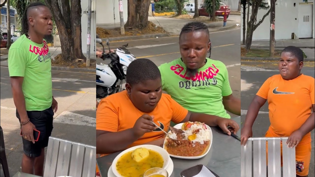 Invitan a Porkin a comer y no comparte #viralvideo #video #humor