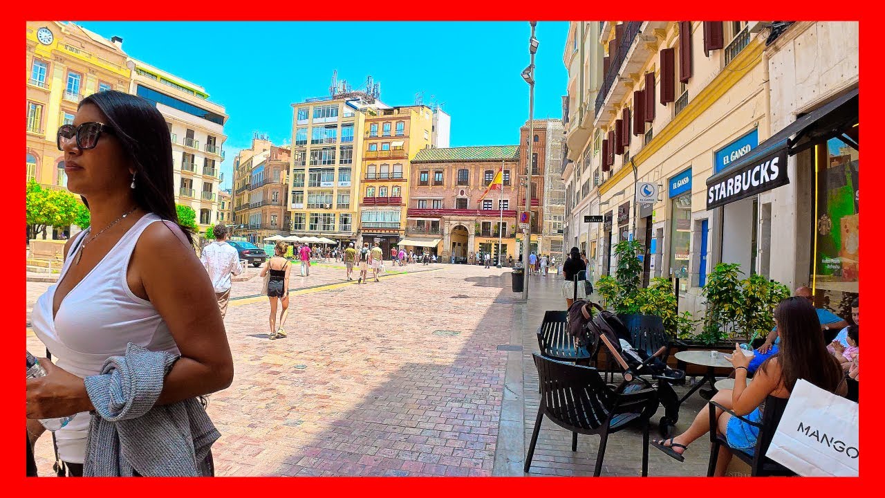 Malaga Spain 4K Walking Tour | Summer Walk on the Costa del Sol (June 2025)