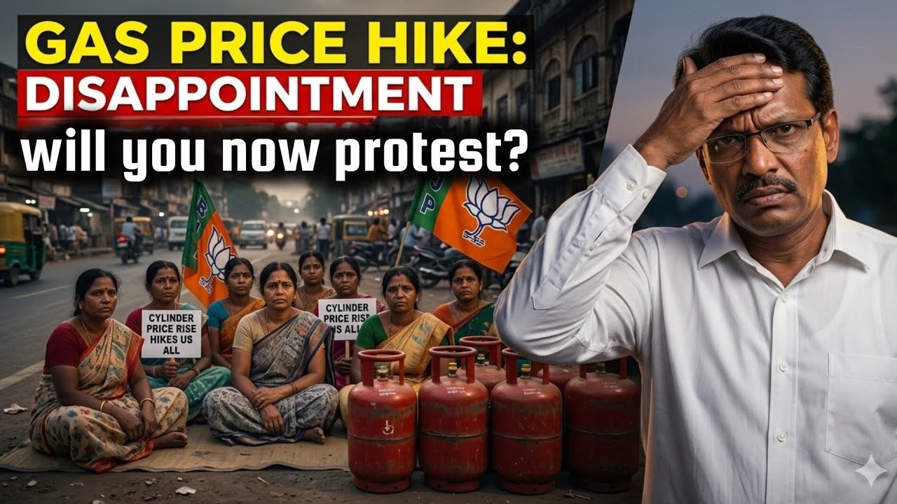 WHERE ARE THE WOMEN WHO SUPPORT BJP NOW THAT CYLINDER PRICES ARE INCREASED ASK RAJESH DABHOLKAR 