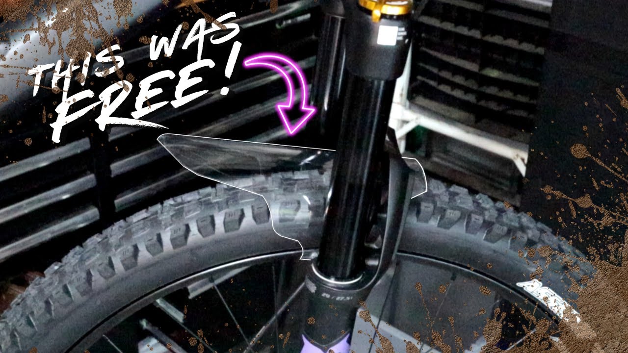 Make Your Own Custom MTB Mud Guard for FREE!