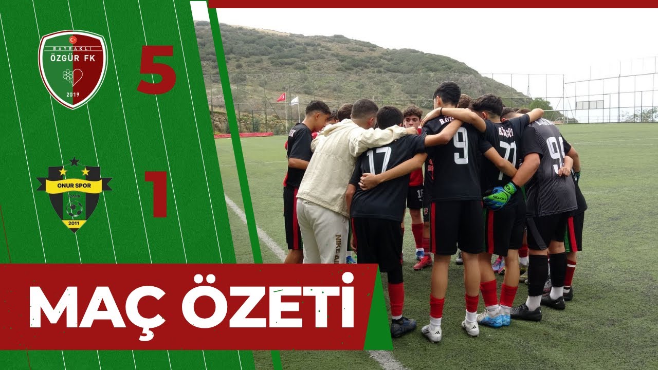 U-14 LİGİ / ÖZGÜR FK: 5 - ONURSPOR: 1 MAÇ ÖZETİ (25.10.2025)