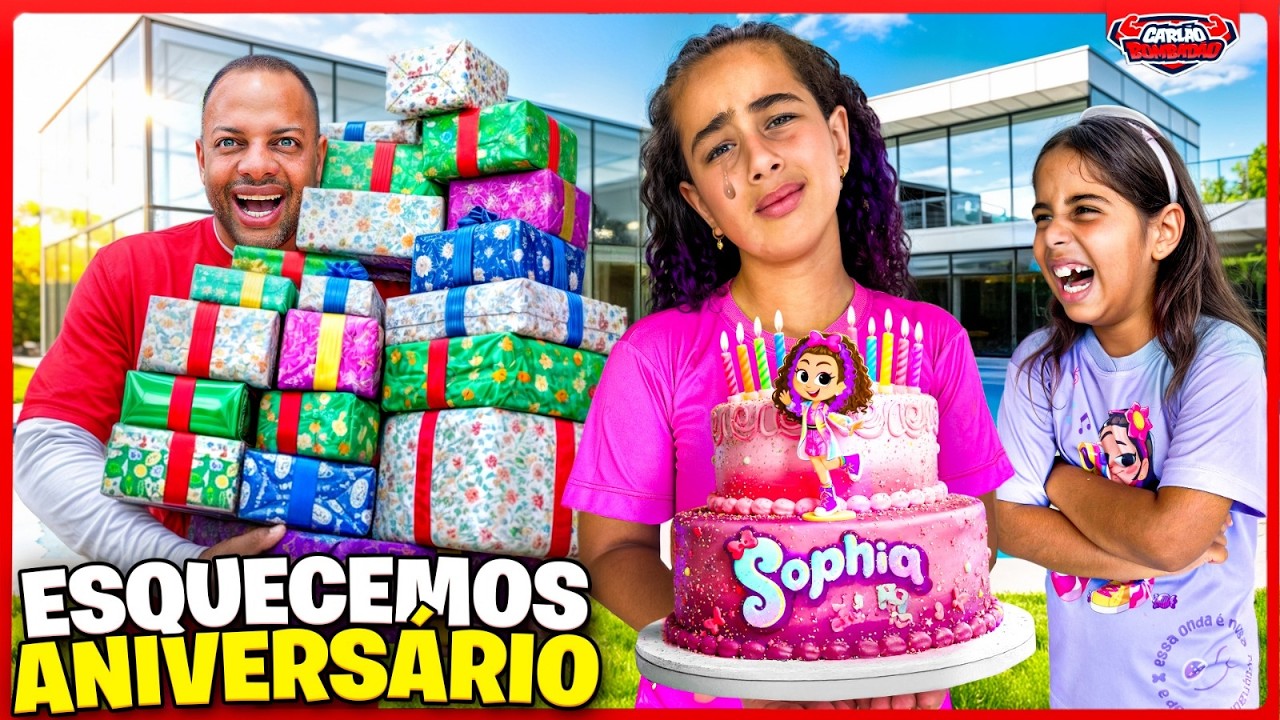 FINGIMOS ESQUECER A FESTA DE ANIVERSÁRIO DA SOPHIA ! - ela chorou muito !