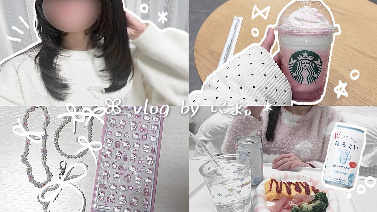 vlog ꒰ 桜ｼｰｽﾞﾝꕤ ¦ 選挙への考え🗳 ¦ 初めてのお酒🥂 ͗ ͗  ꒱