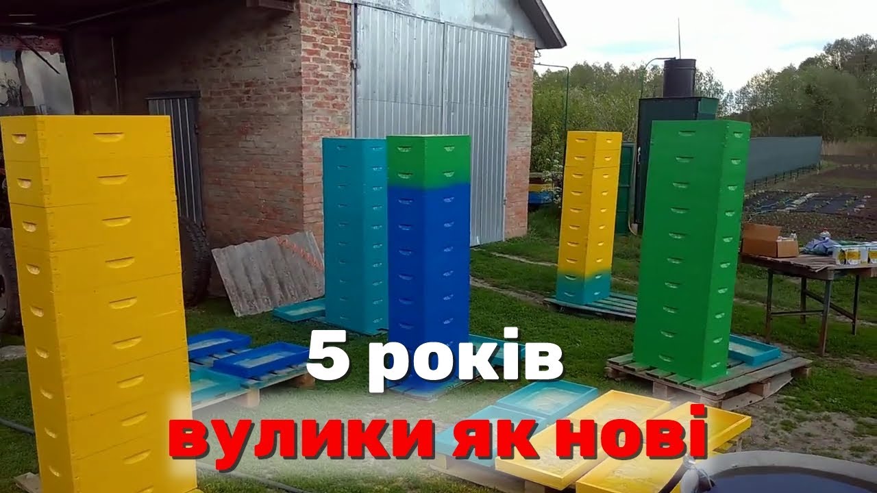 Фарба для вуликів. Яскравий колір вже 5 років.