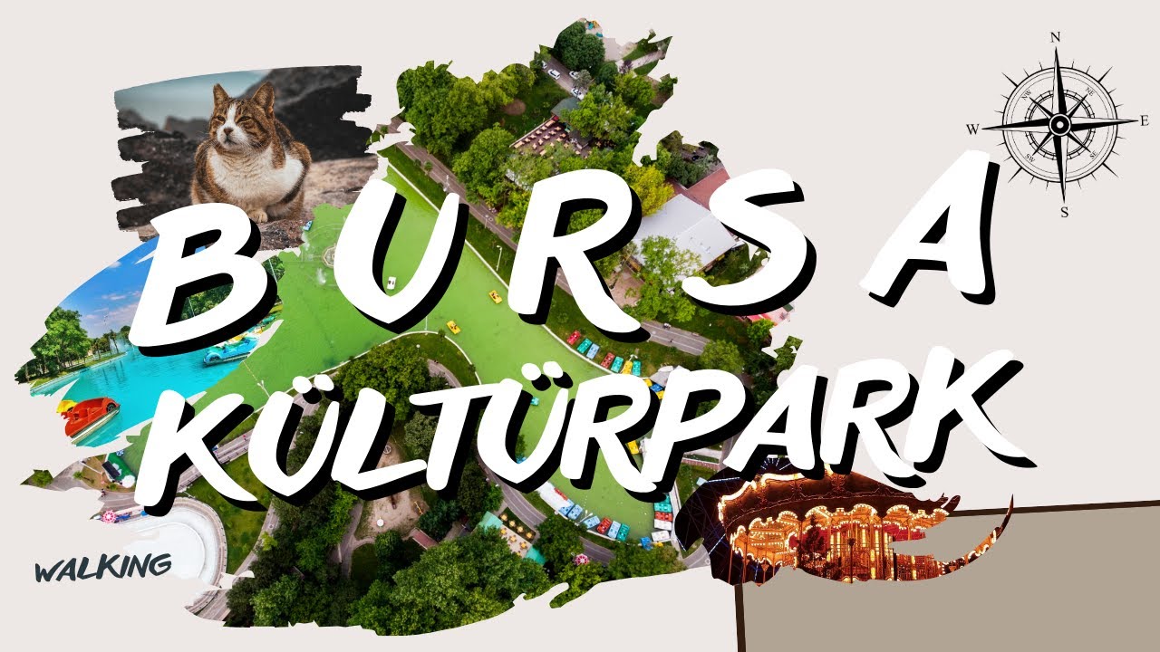 BURSA I Reşat Oyal Culture Park / National Garden I Bursa's largest Green Paradise I  30fps UHD