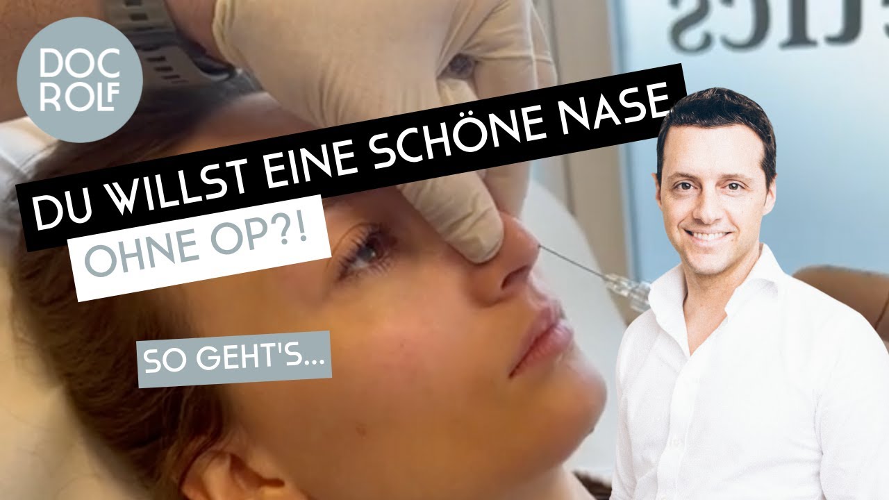 NASENKORREKTUR OHNE OP mit HYALURONSÄURE – Dr. Rolf Bartsch