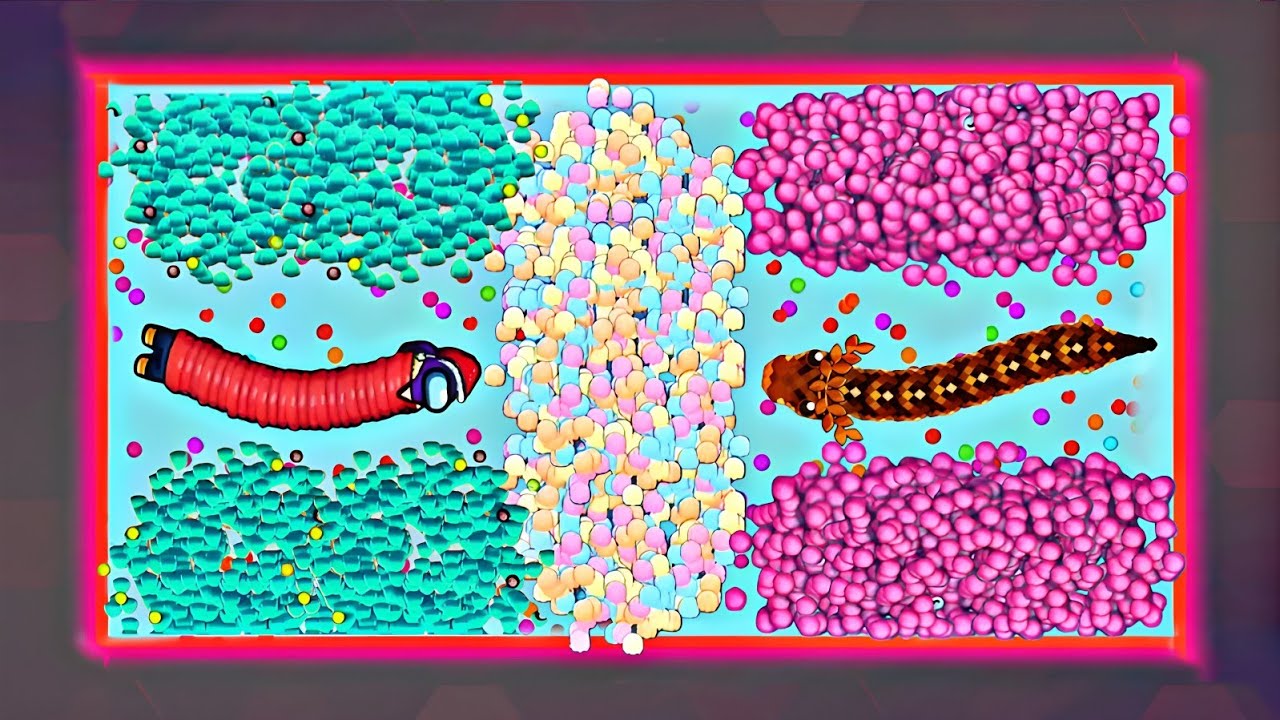 Snake Io 🐍 Jacket Up Crewmate Snake Vs Braun Snake Epic SnakeIo Gameplay