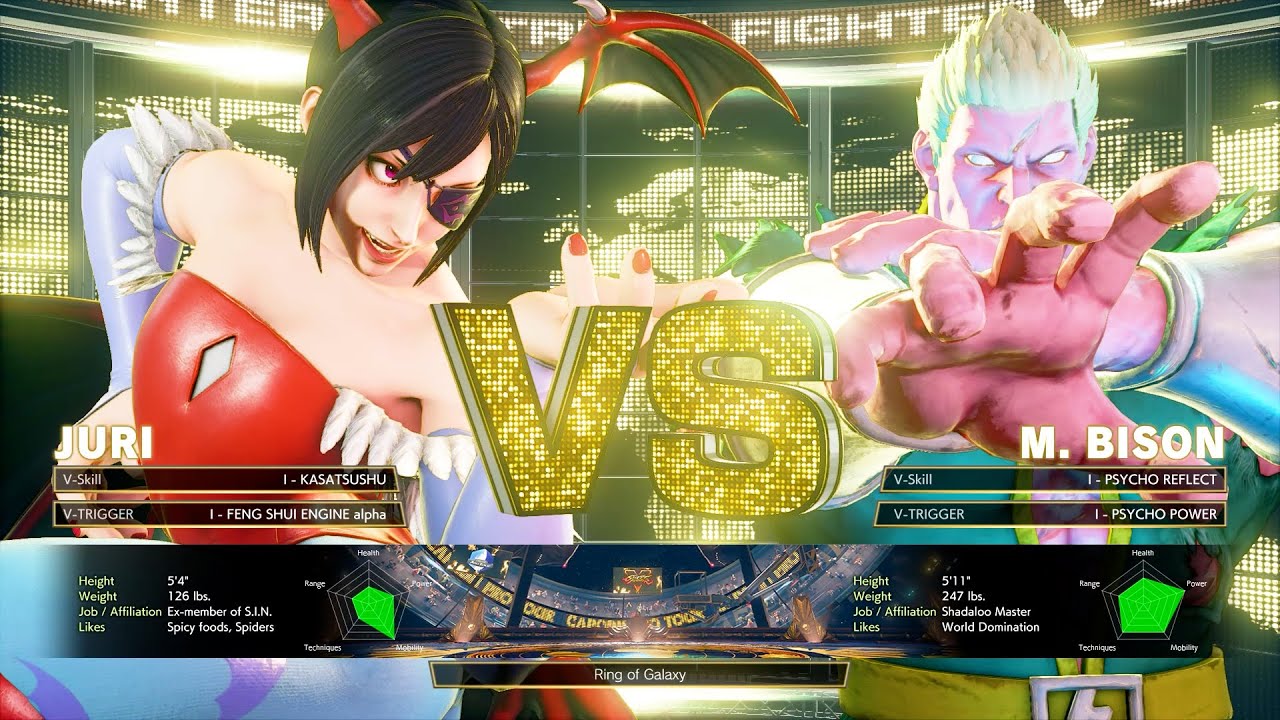SFV CE💥JURI vs M-BISON 🔥. Street Fighter FIVE JURI vs M-BISON PS 5 Game Play 1080p 60FPS FHD Fight